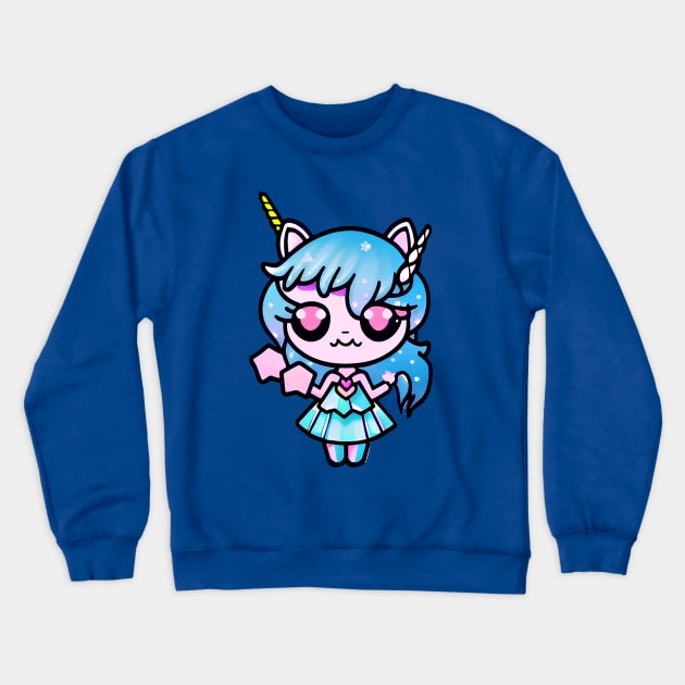 Zombie Kawaii cute girl Crewneck Sweatshirt by mmamma030